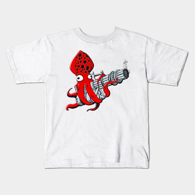 Sticker & mUGS Kids T-Shirt by squidhunterwa